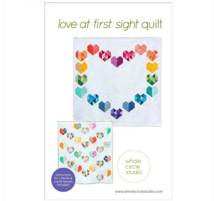 Love at First Sight quilt - Whole Circle Studio