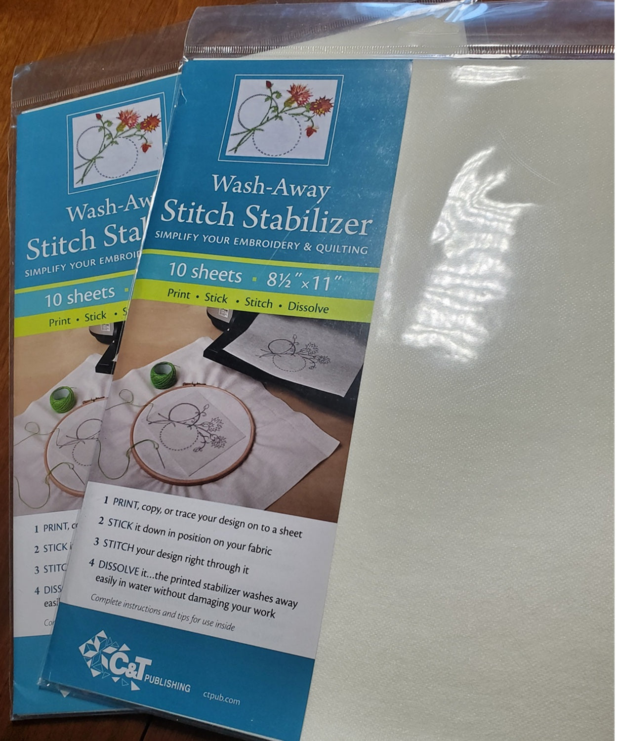 Wash Away Stitch Stabilizer