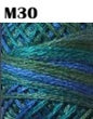 6-Ply Embroidery Cotton - Variegated (High Contrast)