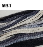 6-Ply Embroidery Cotton - Variegated (High Contrast)
