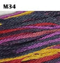6-Ply Embroidery Cotton - Variegated (High Contrast)