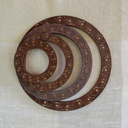Magnetic Round Embroidery Hoop Set