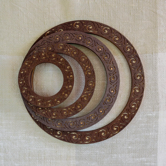 Magnetic Round Embroidery Hoop Set